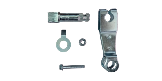 KIT LEVA DE FRENO DEL-TRAS CON EJE YAMAHA CRYPTON110-T110E-T105 (5 PIEZAS)