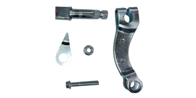 KIT LEVA DE FRENO DEL CON EJE BAJAJ BOXER CT100 (5 PIEZAS)