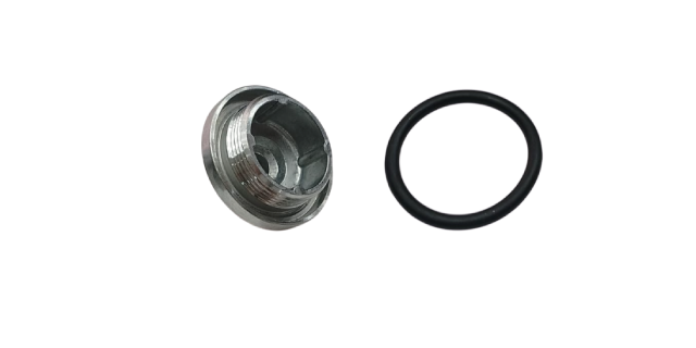 TAPA VALVULA M30X1.5 TVS 100 SPORT-KLS-ELS- RTR APACHE 160 2V- 180 2V-ZT TRAIL-NEO-STRYKER-KING (INCLUYE O-RING 30X3.5)