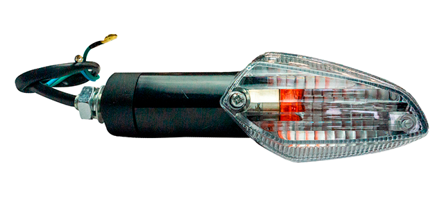 DIRECCIONAL HONDA CBF 125/CBR250R/INVICTA150 MOD VIEJO DEL DER-TRAS IZQ TRANSP