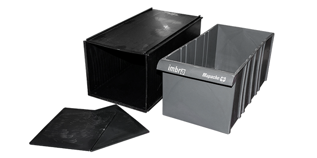 GAVETERO MODULAR GRANDE CERRADO 30cmx16cmx14cm NEGRO