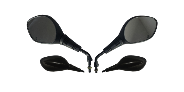 JUEGO DE ESPEJO KYMCO AGILITY 125 RS-150- FLY-125 NEGRO ROSCA M8
