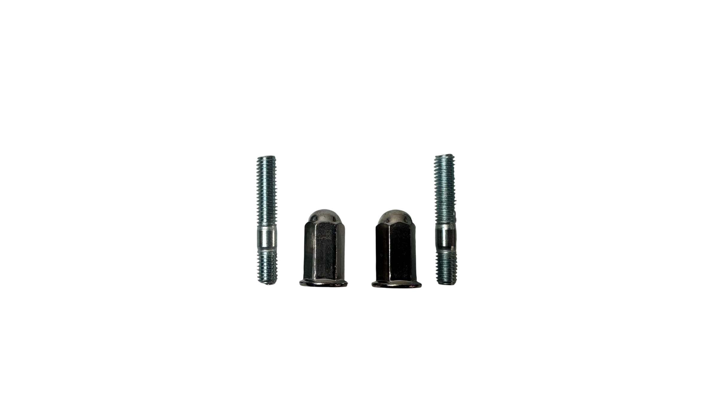 KIT ESPARRAGOS M6XM6X36 CON TUERCA CIEGA DE LUJO LARGA SALIDA DE EXHOSTO HONDA ECO DELUXE-ECO 100