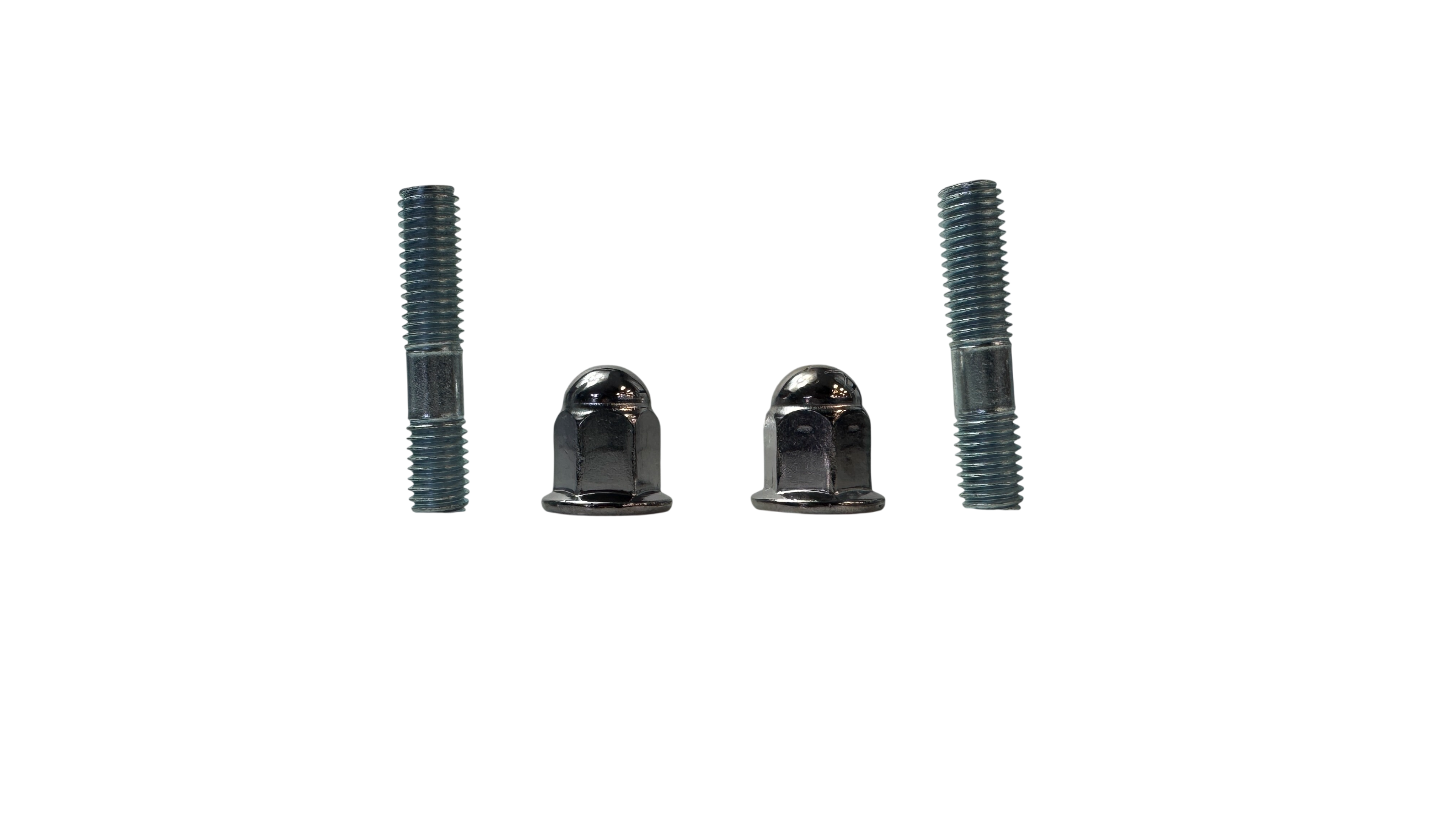 KIT ESPARRAGOS M8XM8X40 CON TUERCA CIEGA DE LUJO SALIDA DE EXHOSTO AKT NKD125-125SL-TTR-RTX150