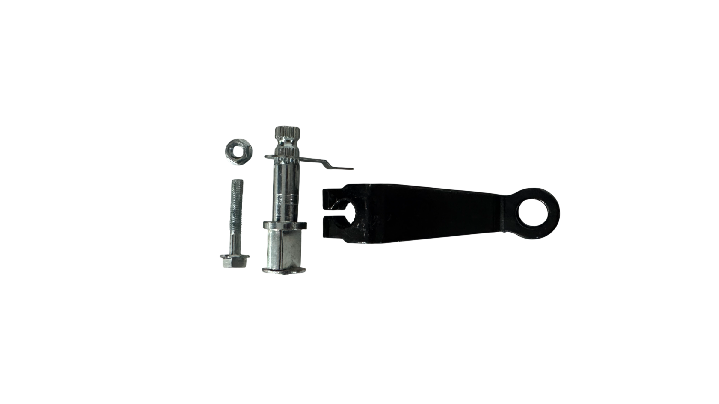 KIT LEVA DE FRENO TRAS CON EJE BAJAJ BOXER S 100 (5 PIEZAS)
