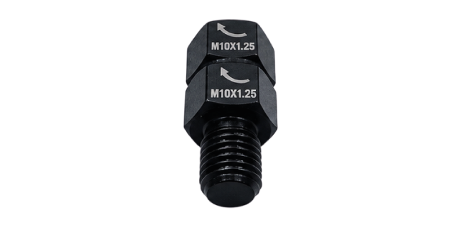 ACOPLE EXTENSOR ESPEJO MACHO-M10X1,25 DER HEMBRA M8X1,25 DER (Paquete x 10)
