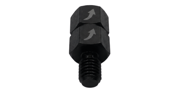ACOPLE EXTENSOR ESPEJO MACHO-M8X1,25 DER HEMBRA M10X1,25 IZQ (Paquete x 10)