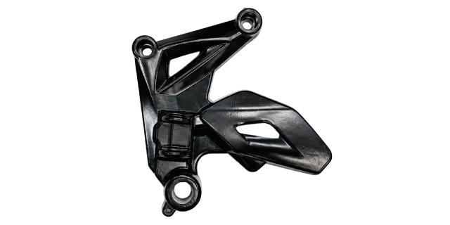 BASE POSAPIE DELANTERO IZQUIERDO PULSAR NS 160 NS 200 NS 200FI NEGRO